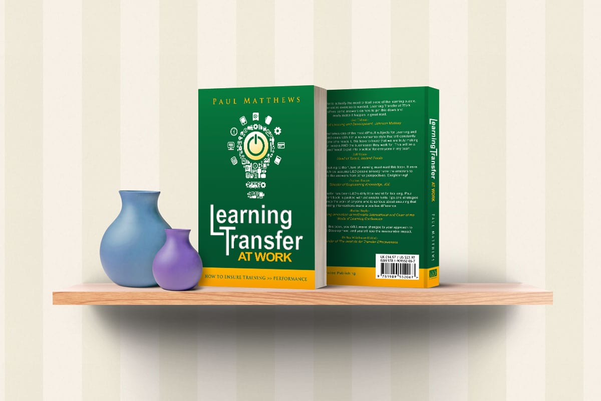 Learning Transfer at Work - book review - People Alchemy